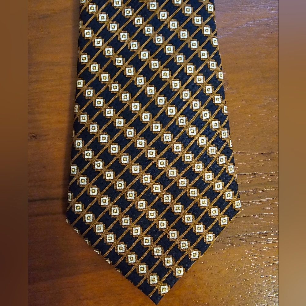 RARE! HERMES 100% Silk Tie Made in France